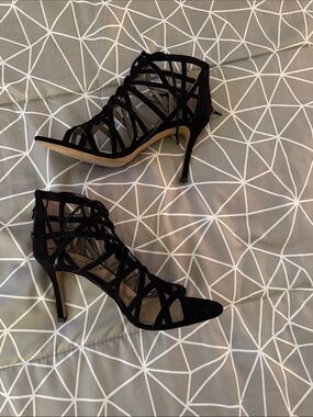 NINE WEST lace up heels